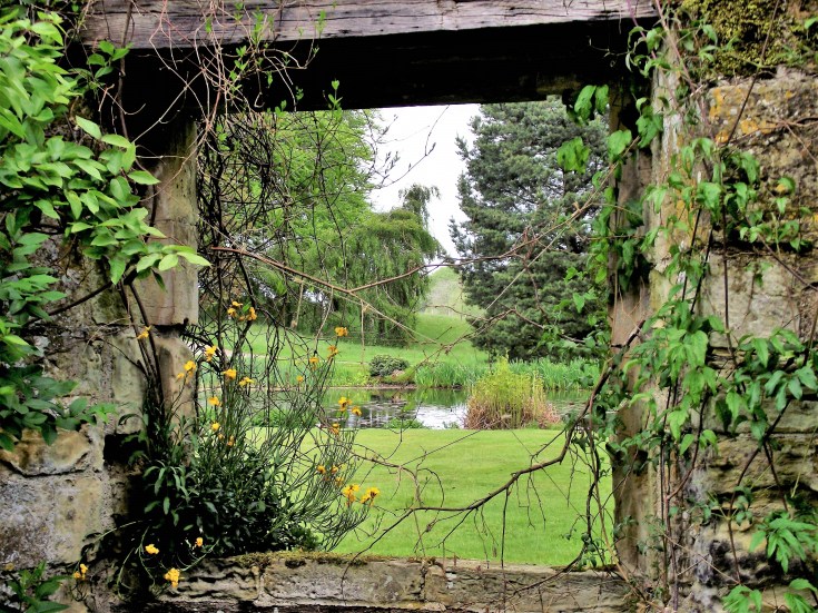 Garden with a view. Scotney Castle